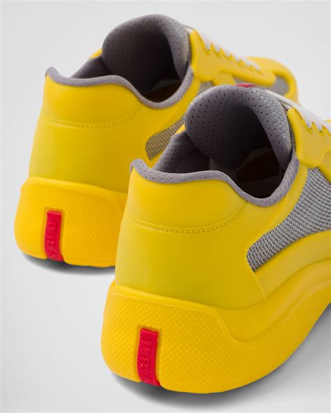 yellow prada americas cup|prada america's cup original sneakers.